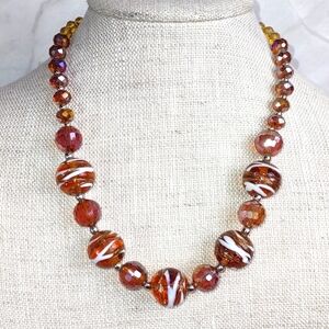 Safari Murano Art Glass Necklace